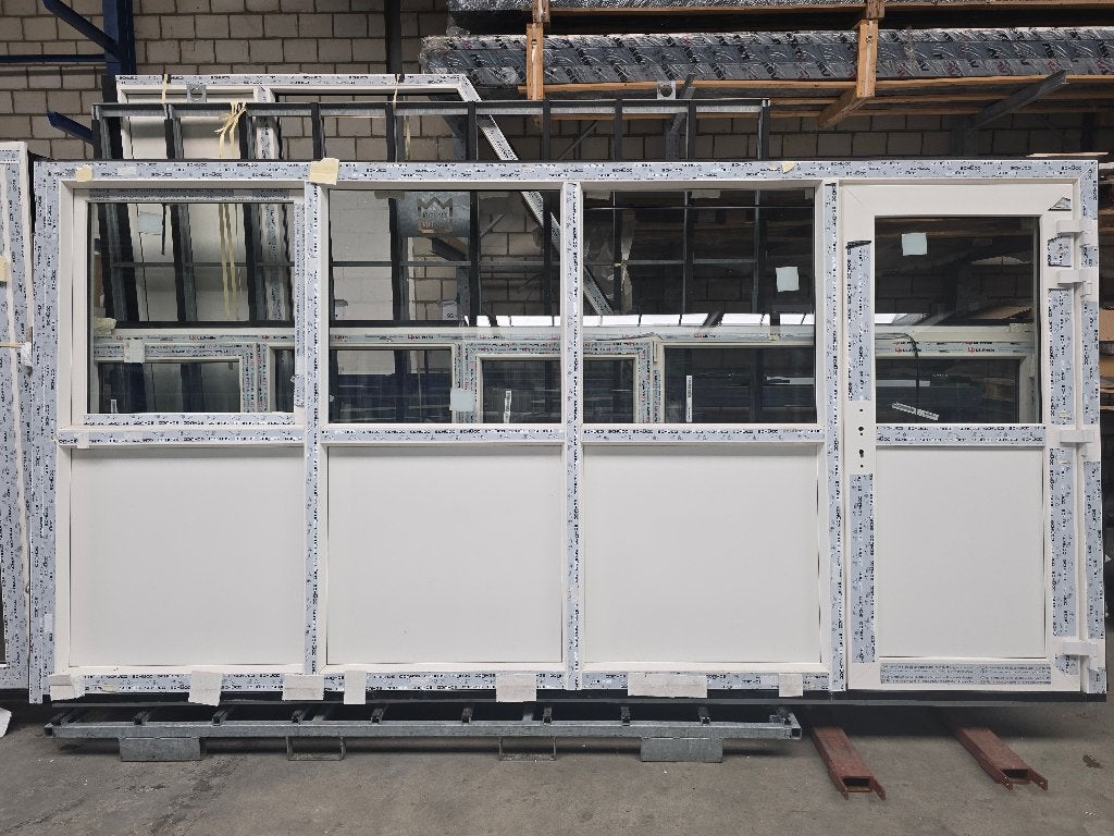 Kunststof deur kozijn Schüco 4265x2160 mm (NIEUW) 102, Ophalen, Kunststof, Deurkozijn, 225 cm of meer