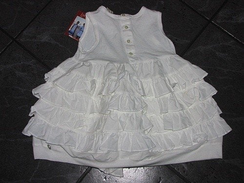 86 JOTTUM bruidsmeisje / feestjurk roezels *nieuw*, Kinderen en Baby's, Babykleding | Maat 86, Ophalen of Verzenden, Nieuw, Meisje