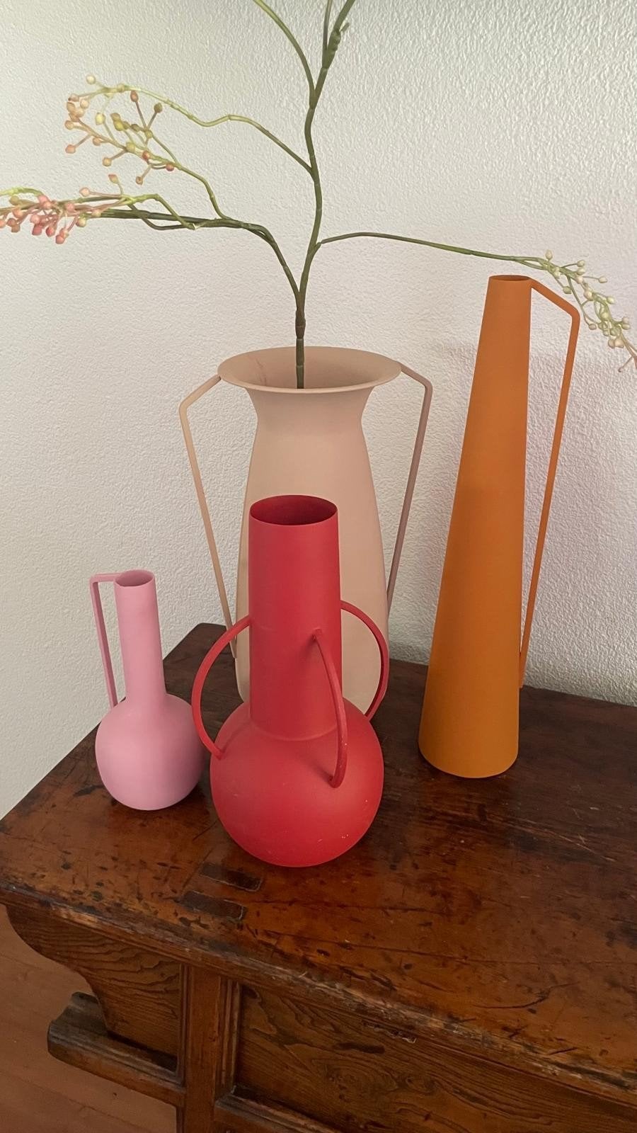 Set van 4 originele Polspotten vazen in diverse kleuren, Antiek en Kunst, Ophalen of Verzenden