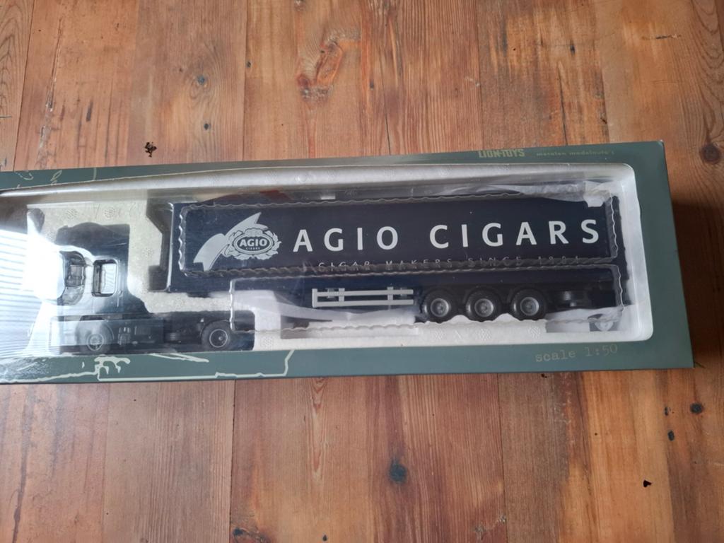 Lion-Toys Agio Sigaren Vrachtwagen Schaal 1:50, Hobby en Vrije tijd, Ophalen of Verzenden