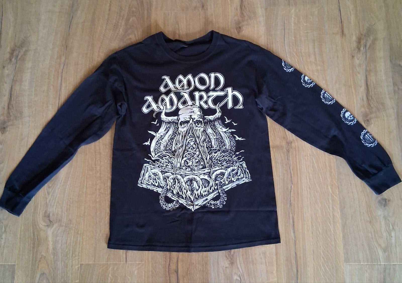 metalshirt Amon Amarth (M), Ophalen of Verzenden, Zo goed als nieuw, Maat 48/50 (M), Zwart