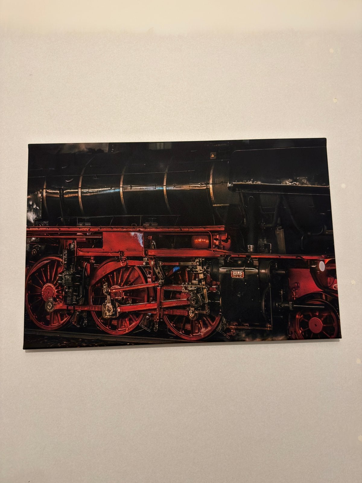 Canvas 60x40 trein onderstel, Overige typen, Nieuw, Ophalen of Verzenden, 5 – 50
