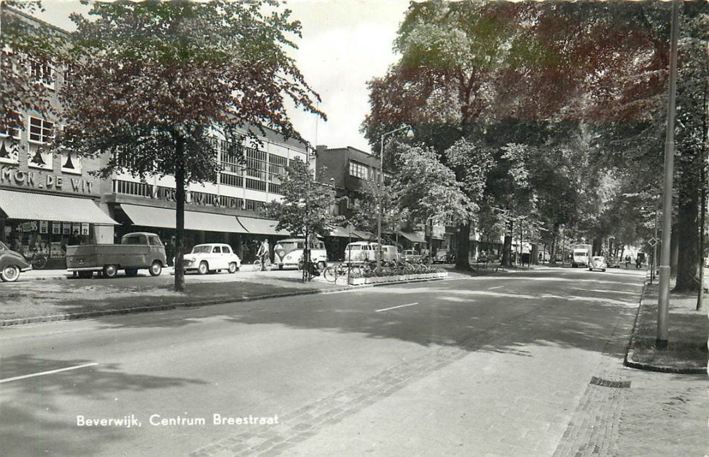 701-032-033 Beverwijk Centrum Breestraat, Ophalen of Verzenden, Voor 1920, Noord-Holland