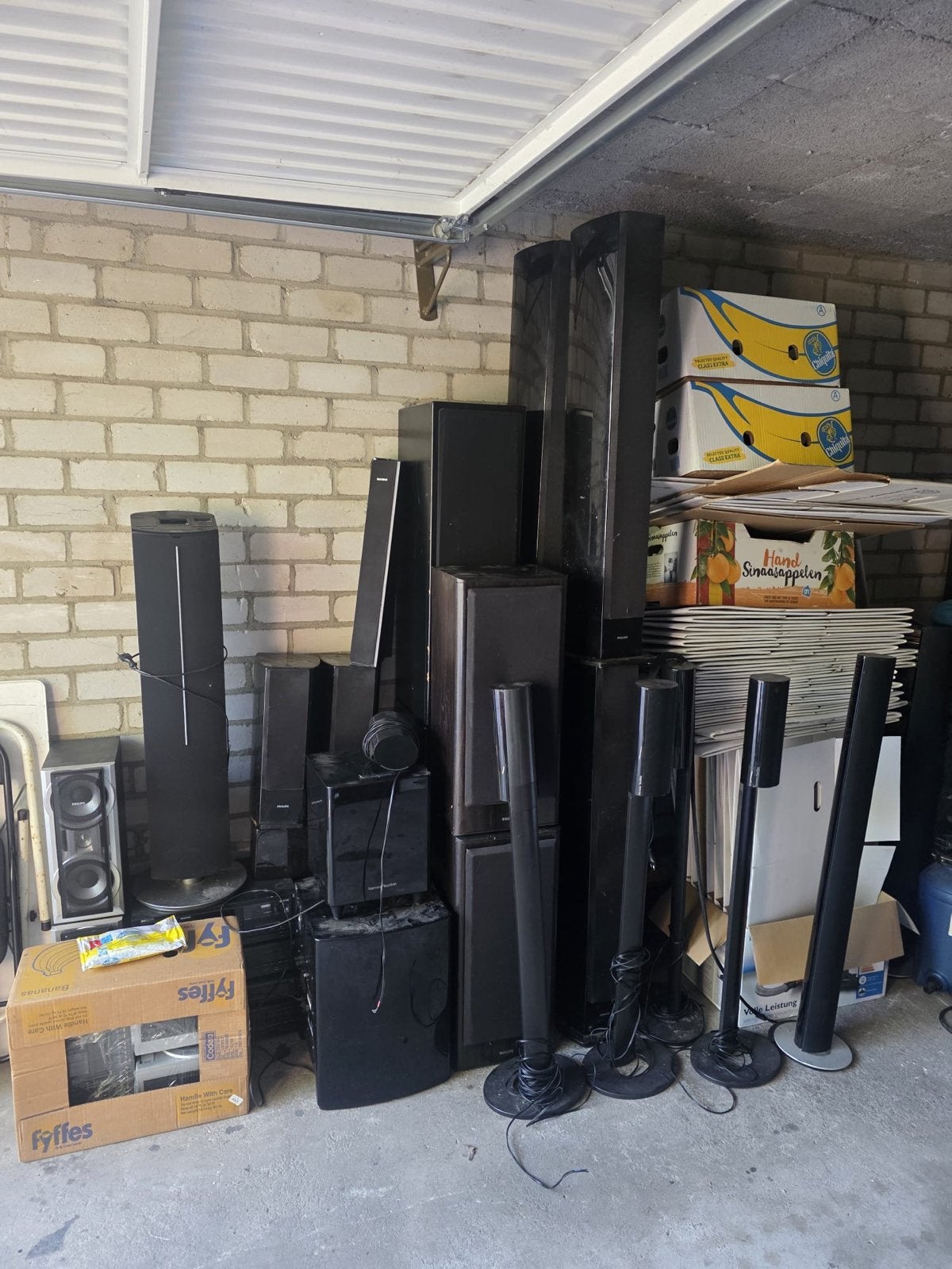 Diverse speakers en audioapparatuur - Philips, JVC, etc., Ophalen, Philips, Gebruikt, Overige typen