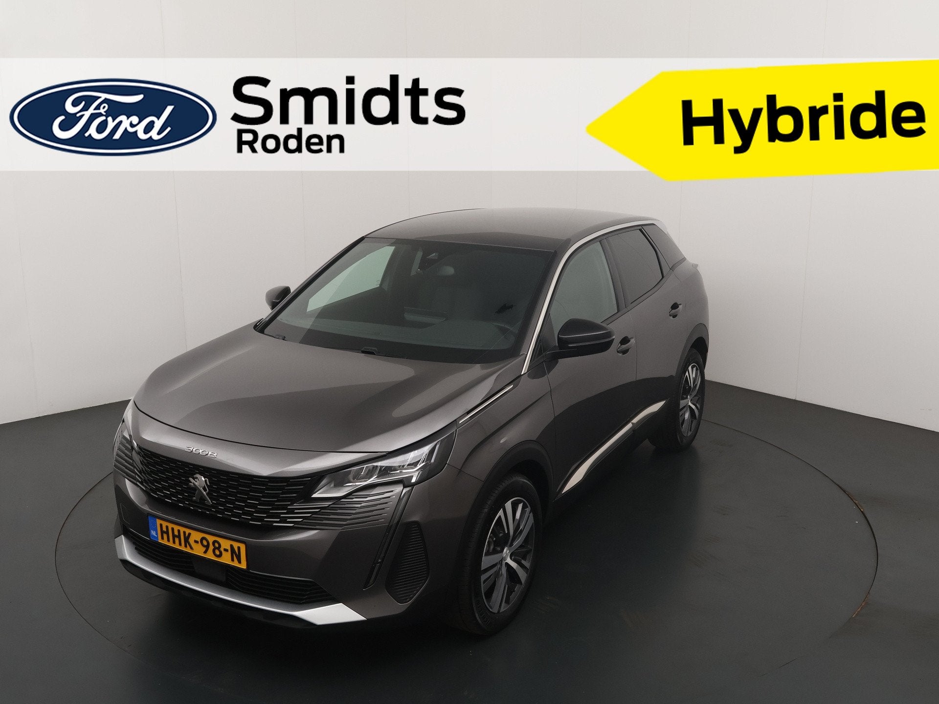 Peugeot 3008 1.2 Hybrid 136 Allure Pack Business | Half lede, Auto's, 136 pk, Euro 6, 1199 cc, Leder en Stof
