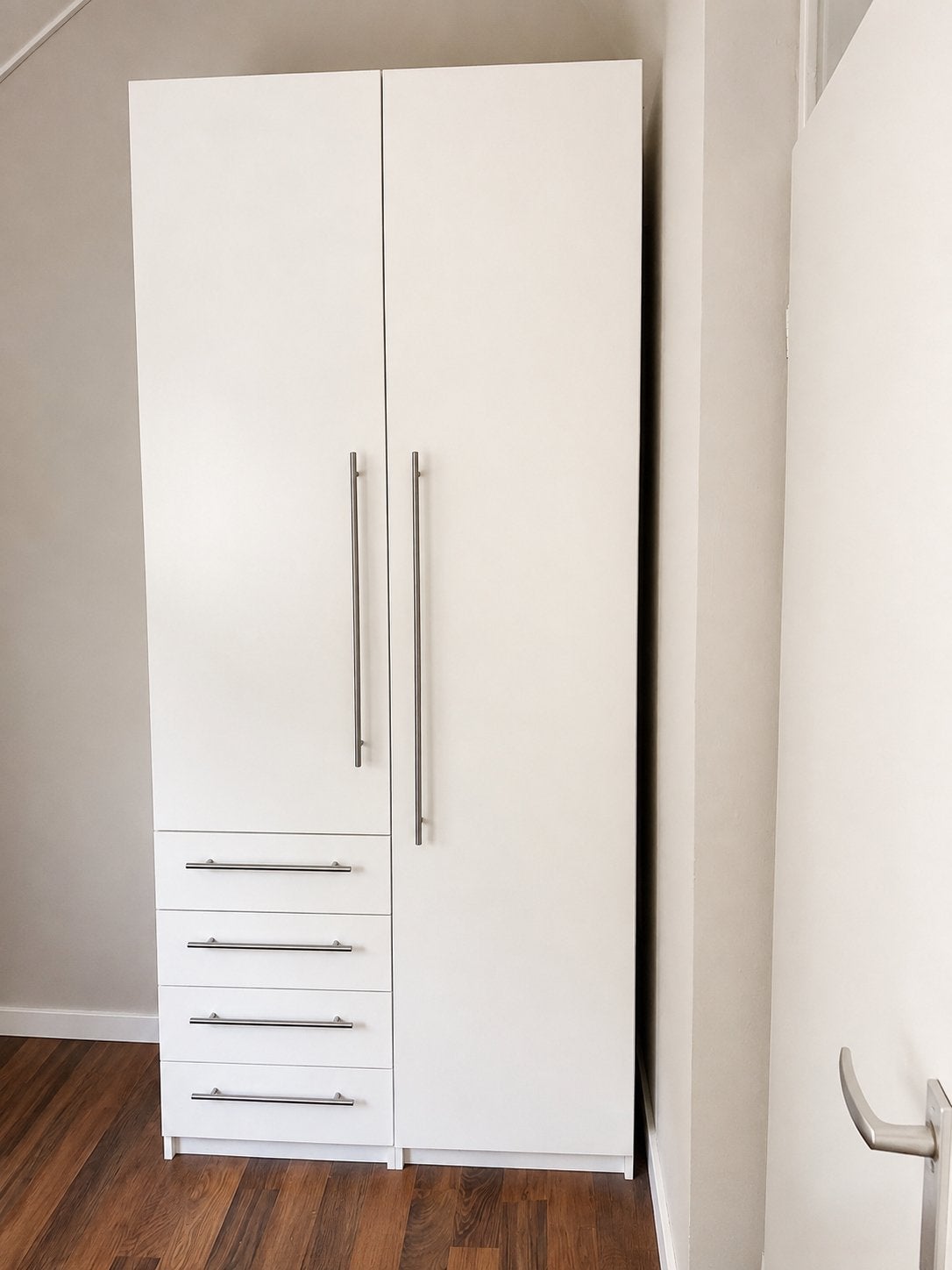Witte kledingkast IKEA PAX -, Ophalen, Gebruikt, 200 cm of meer, 50 tot 100 cm