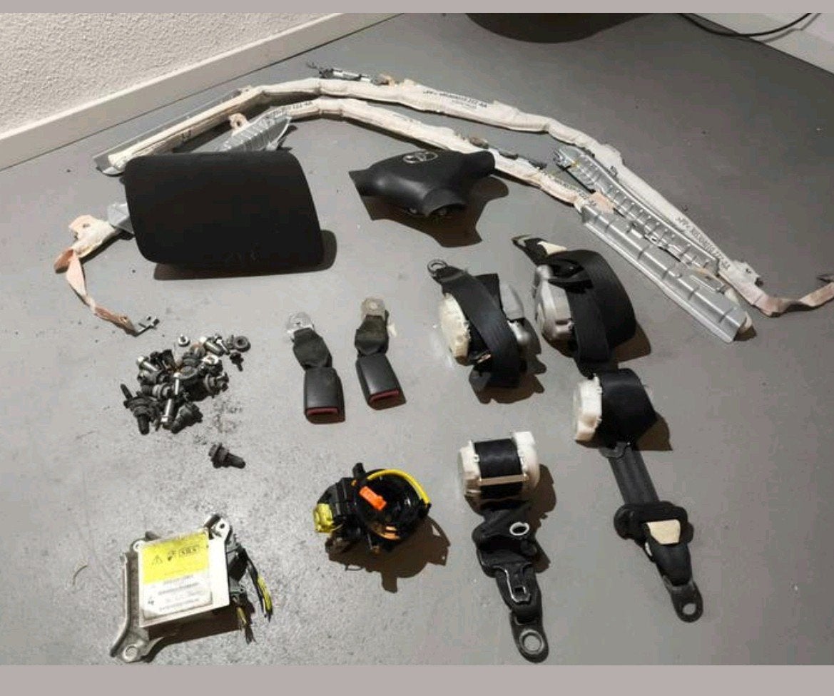 Toyota Aygo/Citroen C1 airbags+gordels srs 04/sleepring 2012, Ophalen of Verzenden, Toyota