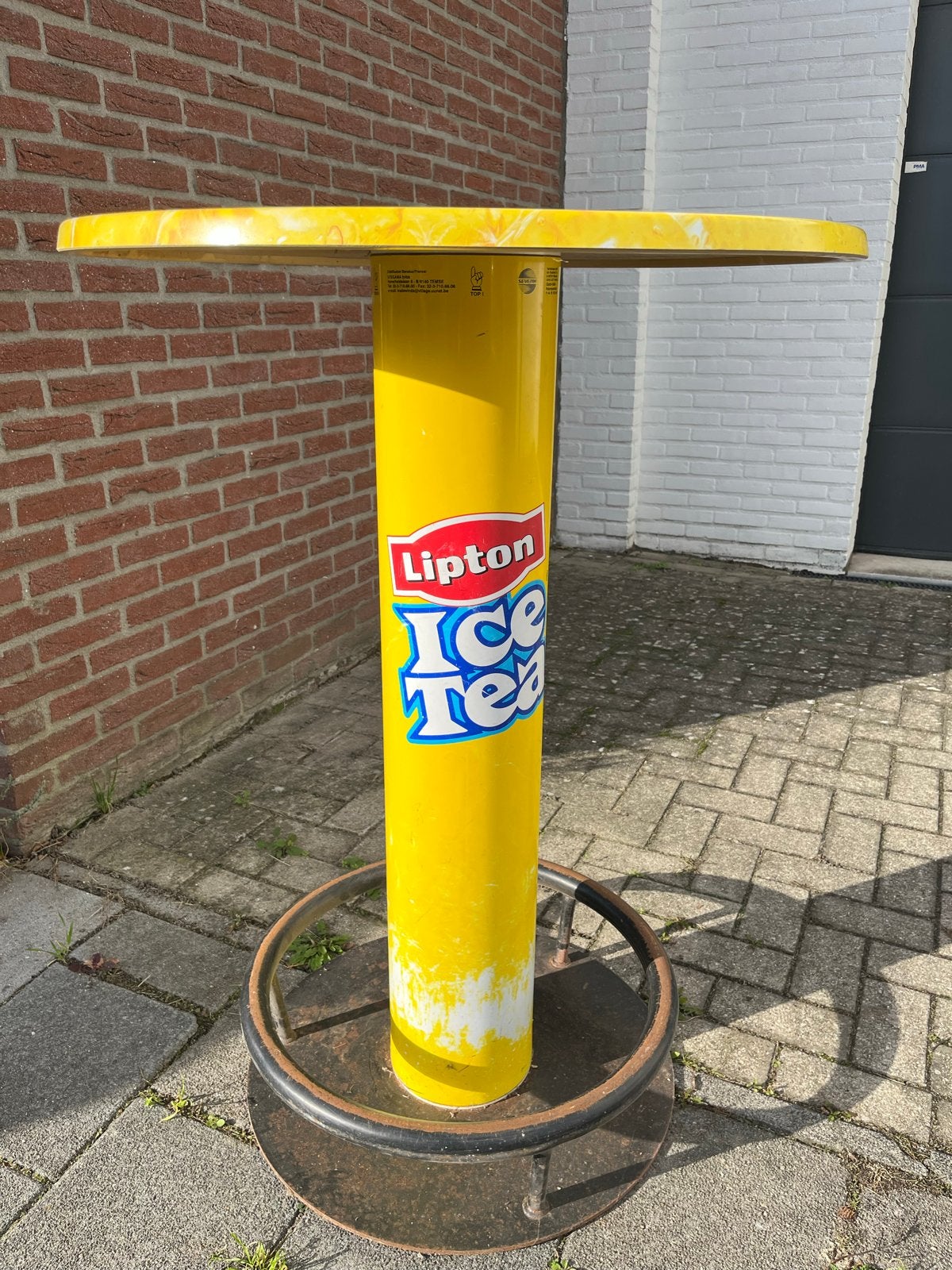 Lipton Ice Tea statafel - (voor de verzamelaar), Ophalen, Gebruikt