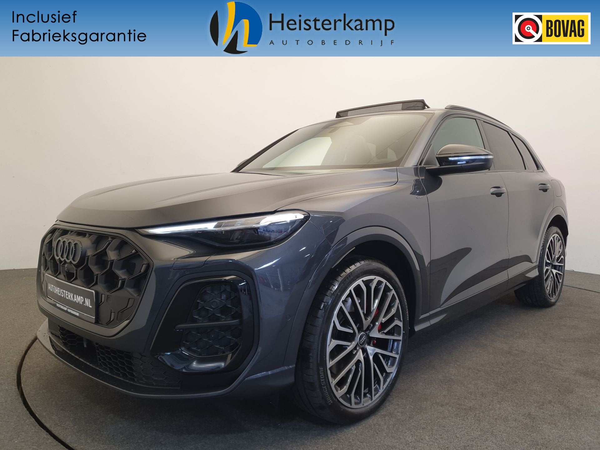 Audi Q5 2.0 TFSI e-hybrid 300pk quattro S edition Panoramada, Auto's, Zwart, 4 cilinders, Bedrijf, Hybride Elektrisch/Benzine