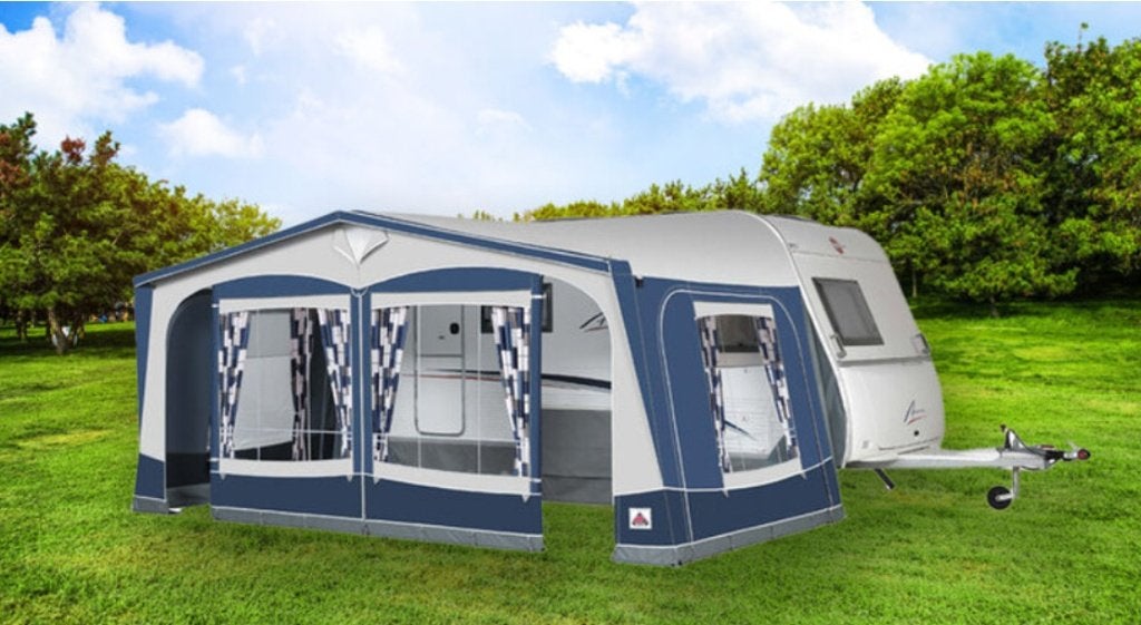 Dorema voortent caravan + zijtent, Ophalen, Nieuw, Dorema