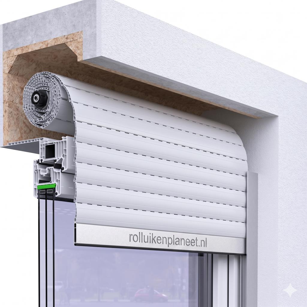 Rolluik op Maat Rolluikpantser Fabrieksprijs v.a €23,99, Verzenden, Minder dan 100 cm, Wit, Nieuw