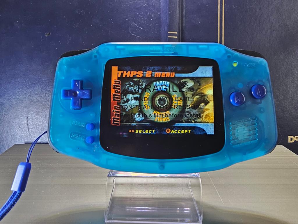 Exclusieve GameBoy Advance IPS V5 - Glow in the Dark & USB-C, Ophalen of Verzenden, Refurbished, Game Boy Advance