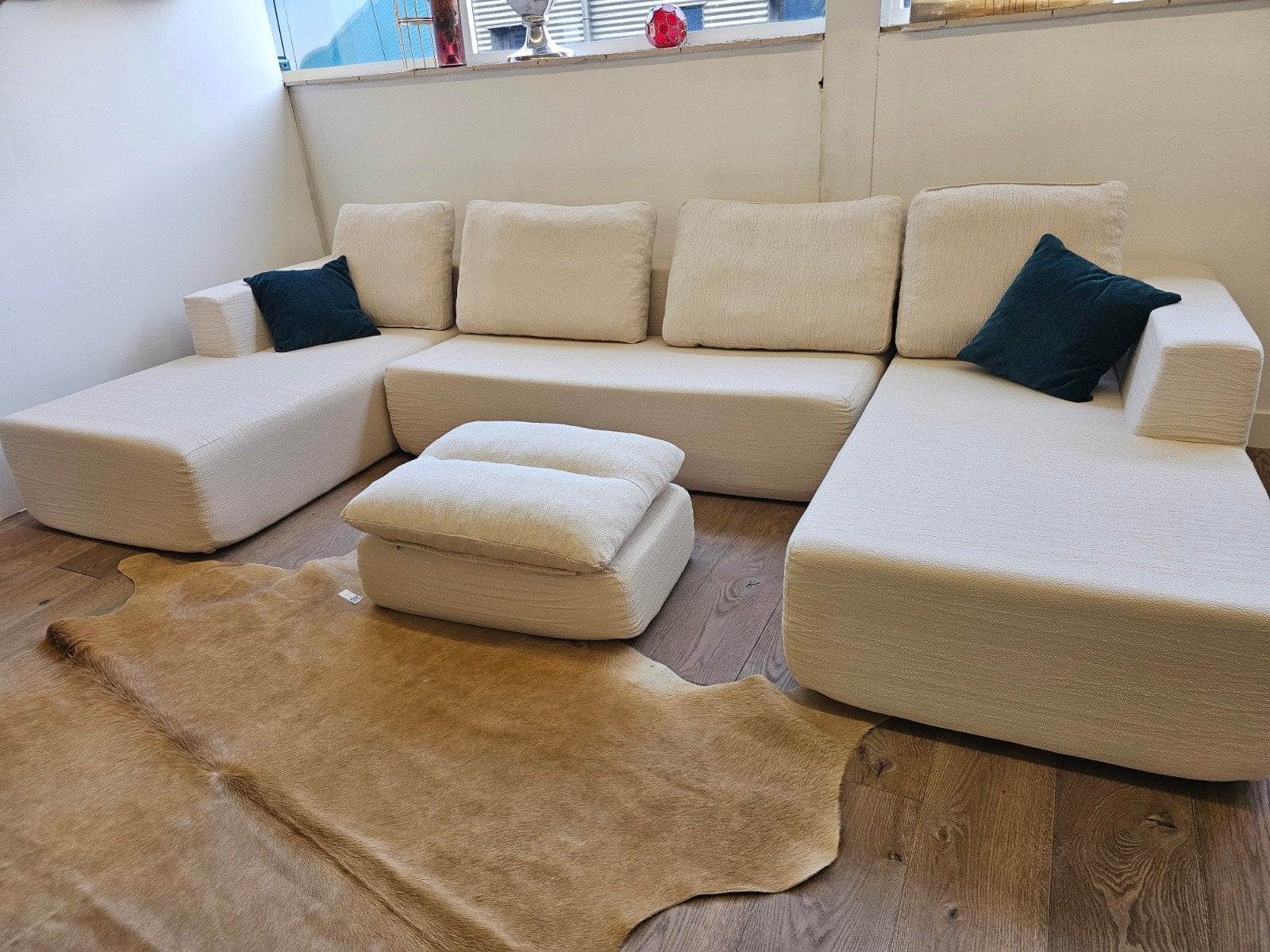 Nuvola U bank, Ophalen, 125 cm of meer, Nieuw, 125 cm of meer