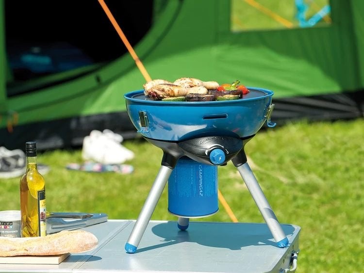 Campingaz Party Grill 400 CV gasbarbecue, Caravans en Kamperen, Kampeeraccessoires, Ophalen of Verzenden, Gebruikt