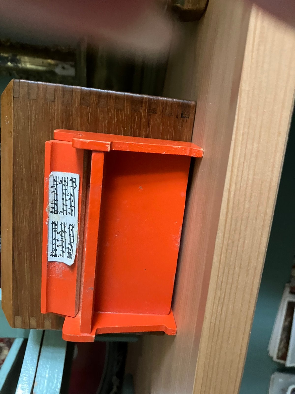 Kleine piano voor in het poppenhuis, Antiek en Kunst, Ophalen of Verzenden
