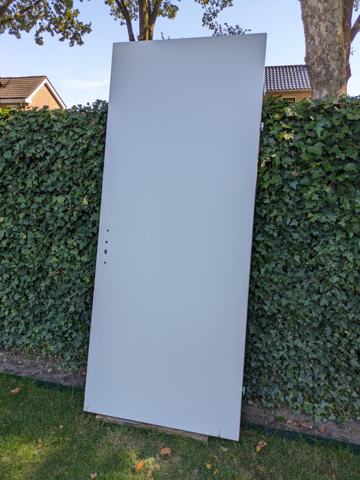 Binnendeur opdek 230x90 alpinewit, Doe-het-zelf en Verbouw, Deuren en Horren, Ophalen, Kunststof, 80 tot 100 cm, 215 cm of meer