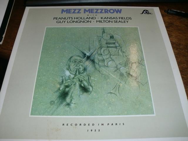   Mezz Mezzrow ‎– Paris 1955 Disques Swing LP  US  1985, Ophalen of Verzenden, Zo goed als nieuw, 1940 tot 1960, 12 inch