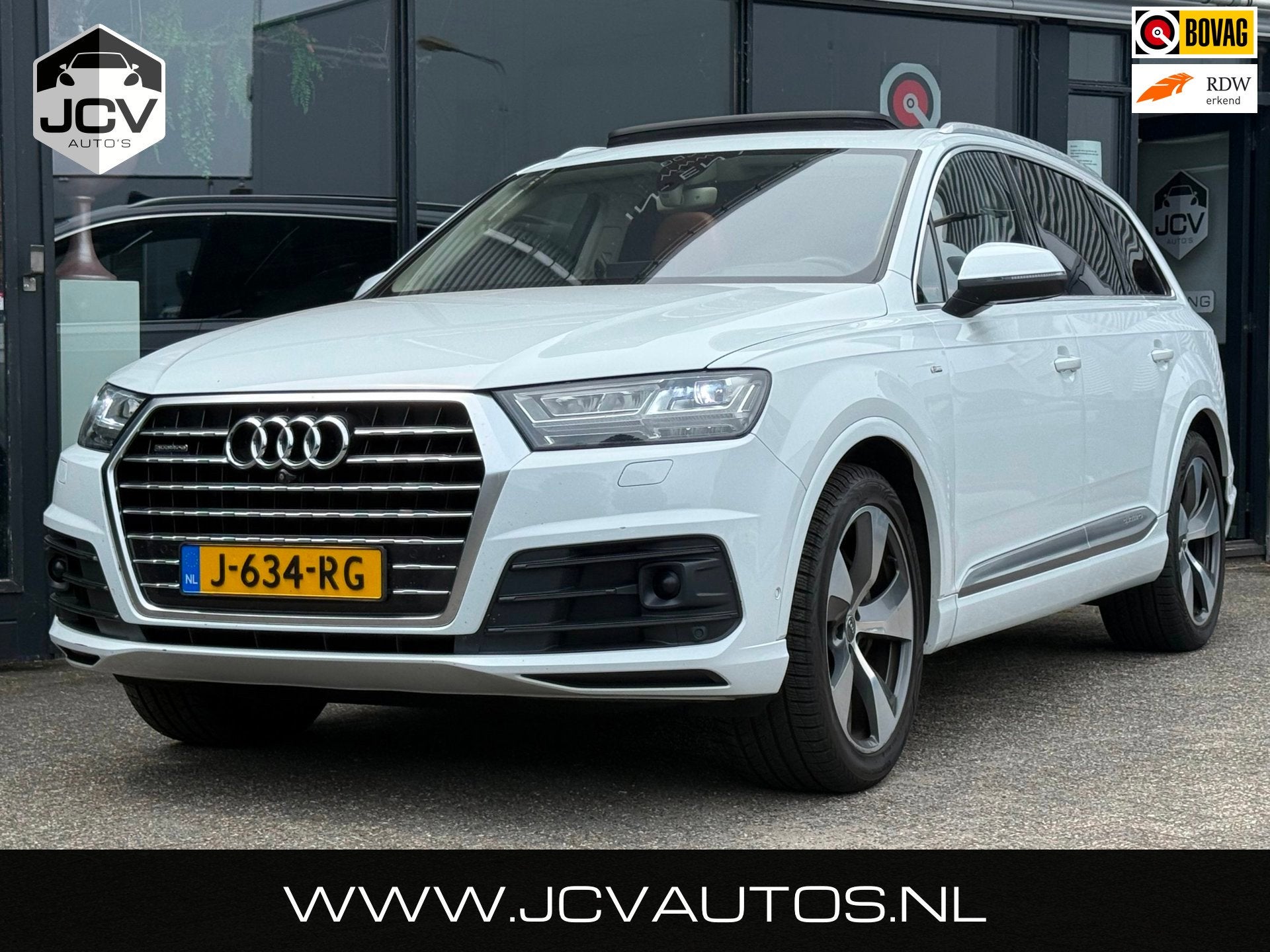 Audi Q7 3.0 TFSI quattro Pro Line + 7p PANO/HUD/TREKH/BOSE, Auto's, Audi, 2005 kg, Gebruikt, Euro 6, 2995 cc