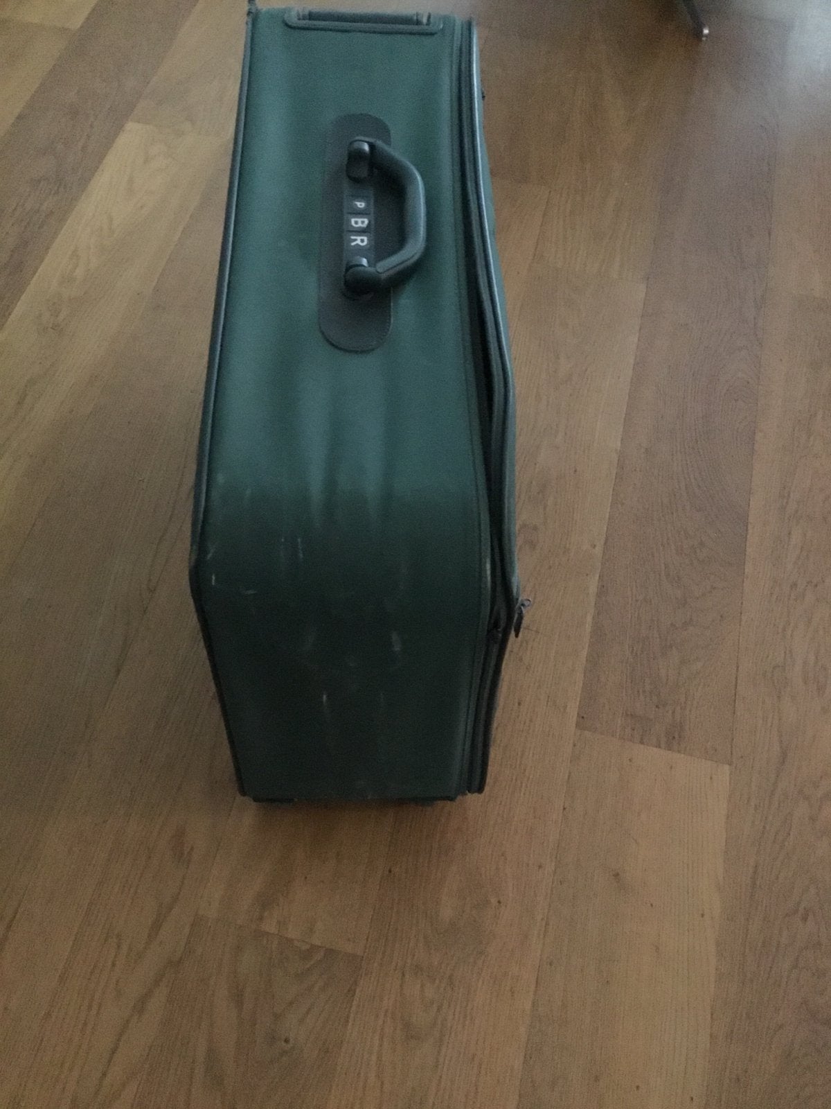 Samsonite koffer - Groen, Ophalen, Uitschuifbare handgreep, Gebruikt, 20 tot 30 cm