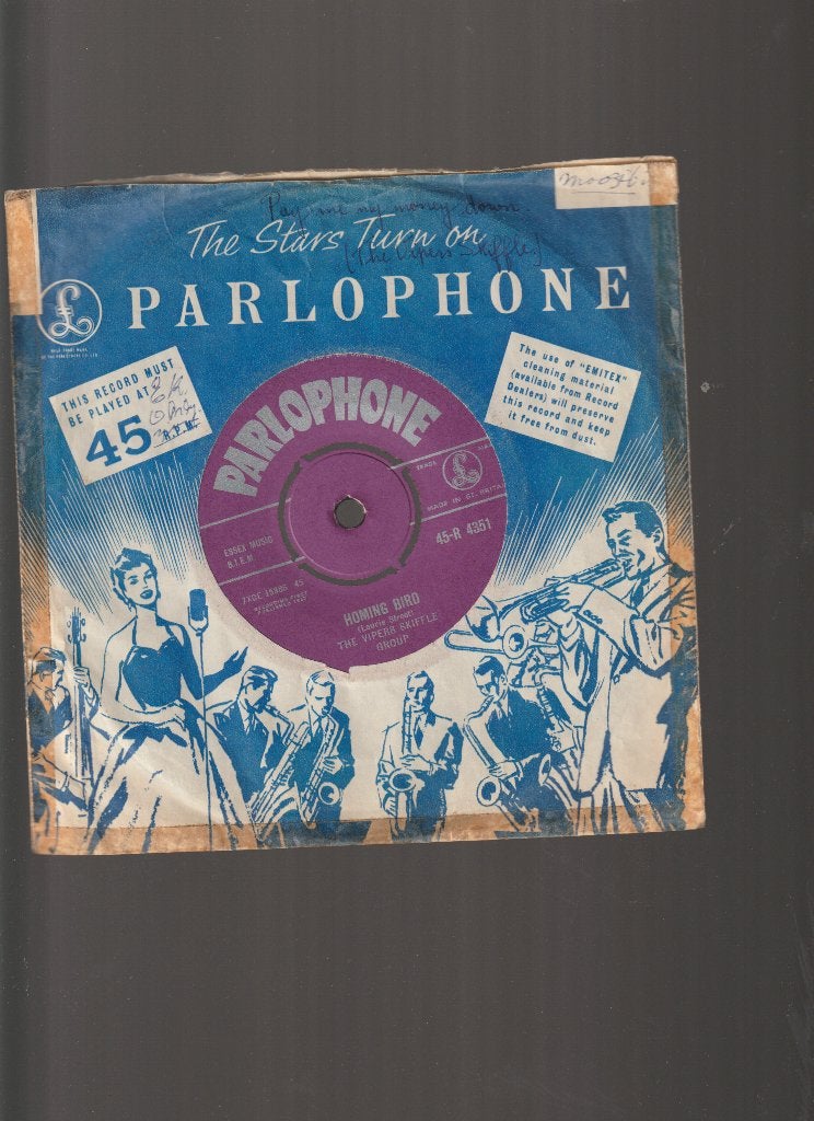 THE VIPERS SKIFFLE GROUP  --  HOMING  BIRD, Originele persing, Verzenden, Zo goed als nieuw, Pop