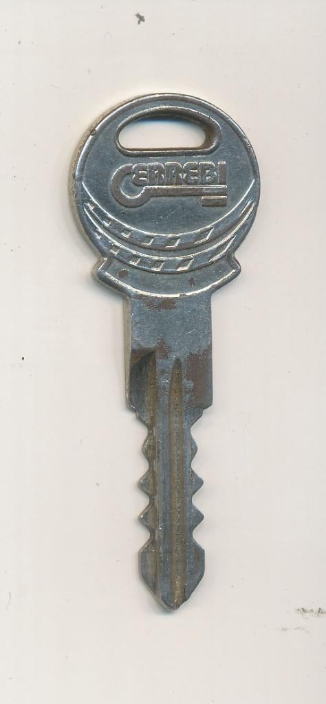 Vintage CERREBI - GB14R Steel Ignition Key, Ophalen of Verzenden