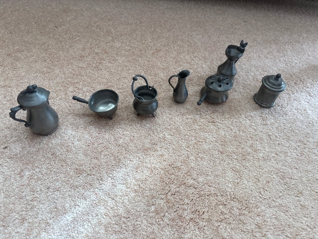 Tinnen miniatuur, Ophalen of Verzenden