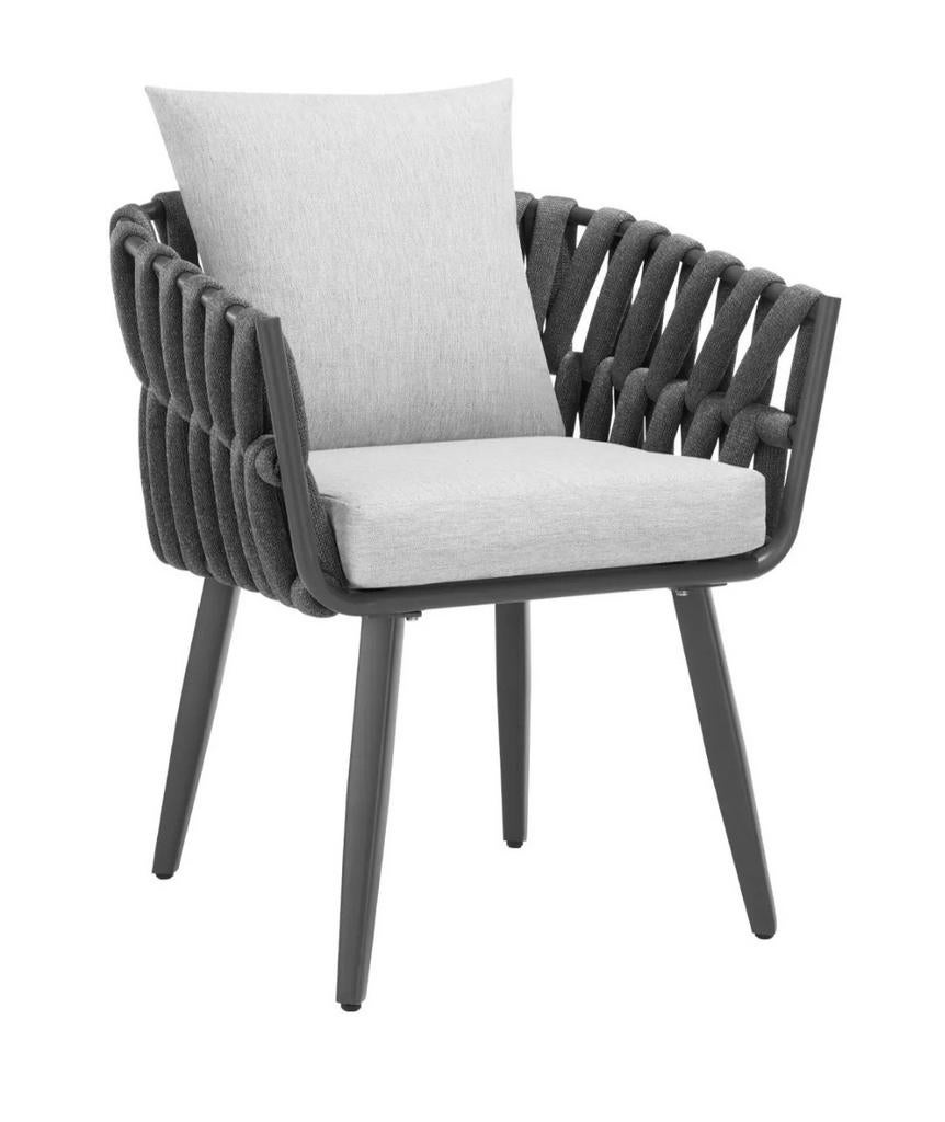 Nieuwe Tectake Aluminium Tuinstoelen - Set van 4, Tuin en Terras, Tuinsets en Loungesets, Ophalen, 4 zitplaatsen, ........, Stoel