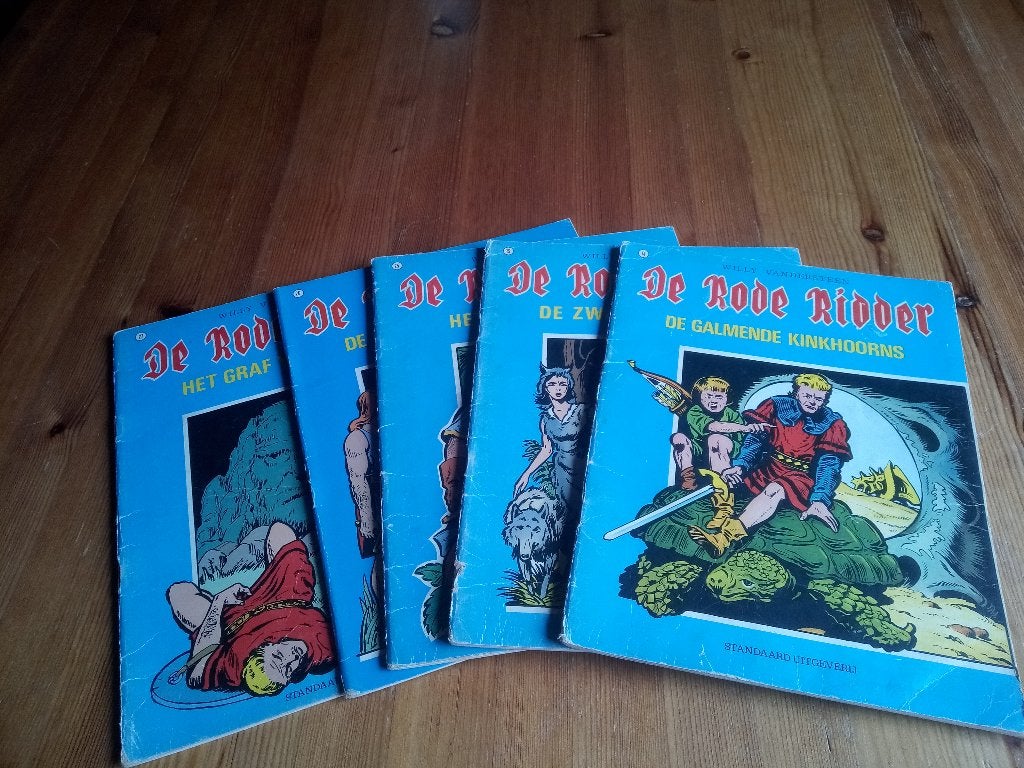 Stripboeken De Rode Ridder, Meerdere stripboeken, Ophalen of Verzenden, Gelezen