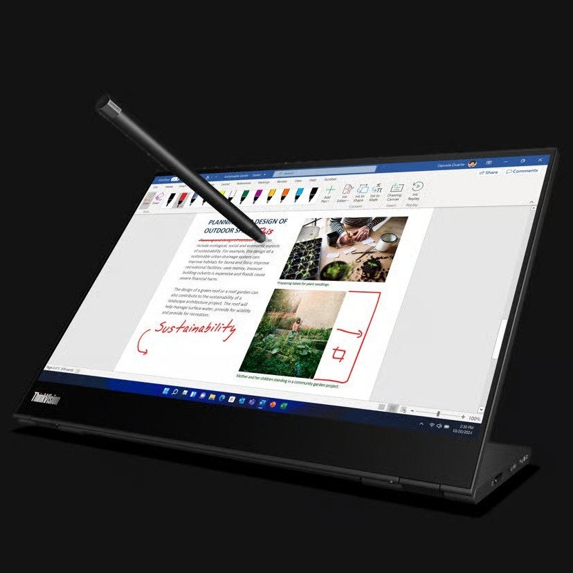 Mobiele monitor Lenovo ThinkVision M14t Gen 2 – 14" Touch, Gaming, IPS, Verzenden, Touchscreen