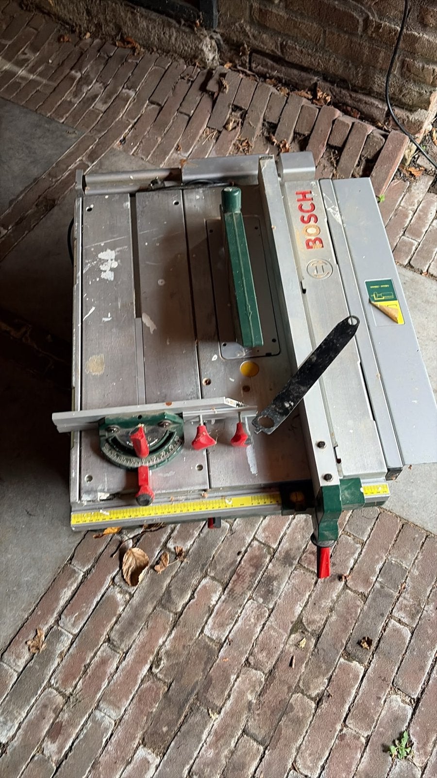 Bosch PTS 10 Tafelzaag - Krachtige en Betrouwbare Zaagtafel, Ophalen, Gebruikt, Cirkelzaag, 70 mm of meer