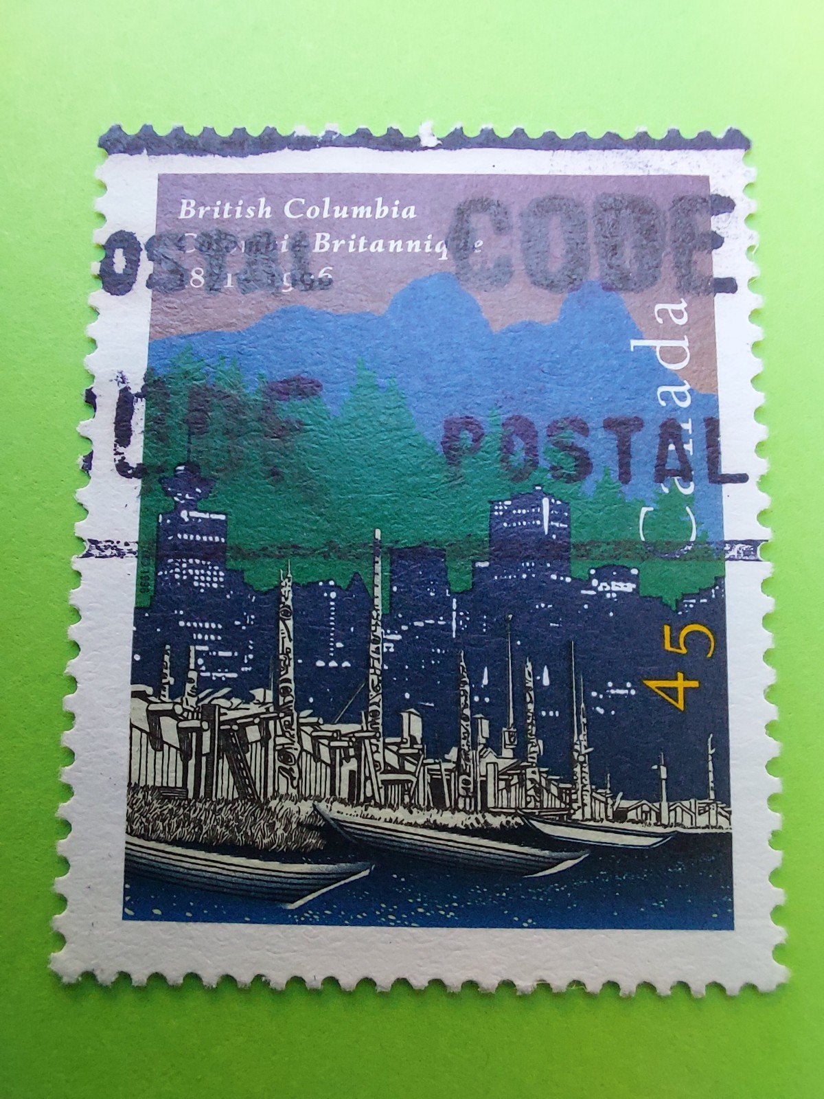 1996 Postzegel Canada, Verzenden, Noord-Amerika