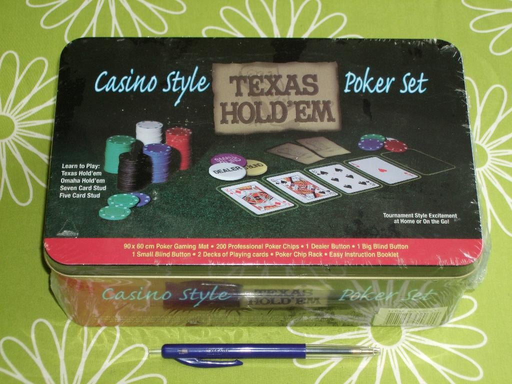 Nieuw in seal: Pokerset Texas Hold'em, Hobby en Vrije tijd, Gezelschapsspellen | Kaartspellen, Vijf spelers of meer, Ophalen of Verzenden