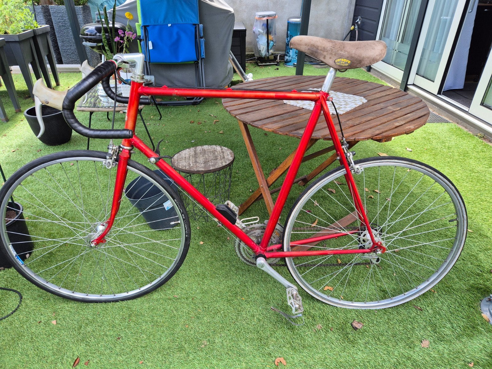 Renfiets Raleigh, Gebruikt, Velgrem, Ophalen, Overige merken
