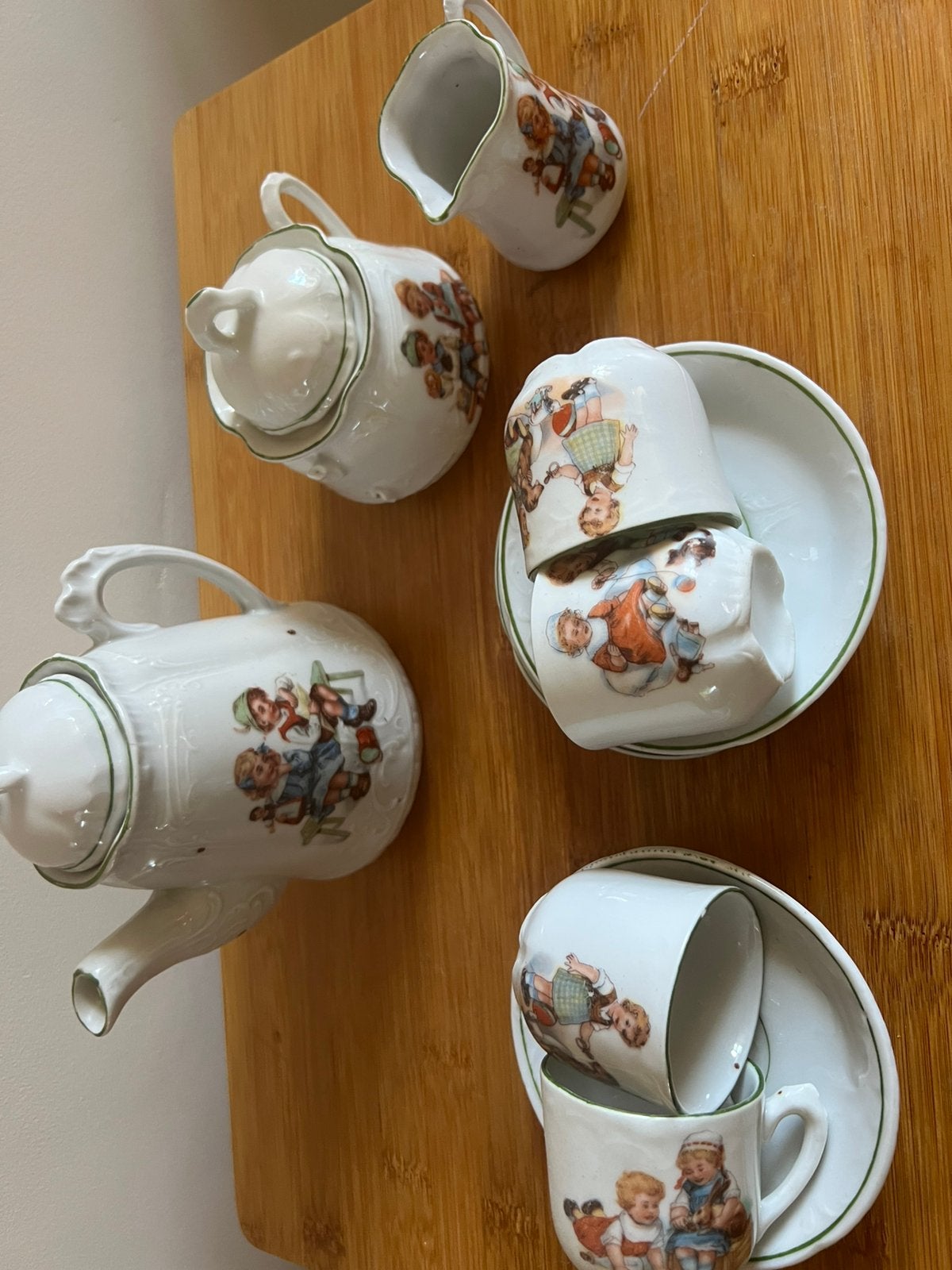 Oud kinder thee servies, Antiek en Kunst, Ophalen of Verzenden