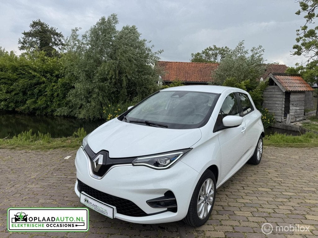 Renault Zoe R110 Life Experience 52 | Koop Accu | Camera, Stof, Gebruikt, Met garantie (alle), Wit
