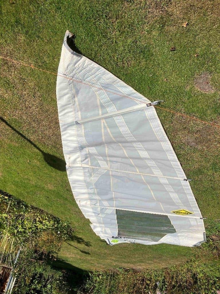 NPU Sails Race Profile 6.1m² windsurfzeil in goede staat, Gebruikt, 5 tot 6.5 m², Zeil, Ophalen
