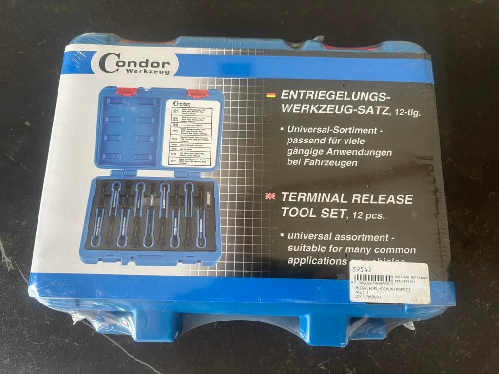 NIEUW Condor stekkertrekkerset / Entriegelungs-Werkzeug-Satz, Ophalen of Verzenden, Nieuw