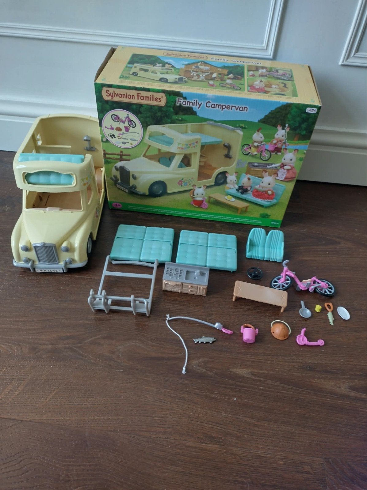 Sylvanian Families Familie Campervan Speelset, Ophalen of Verzenden, Zo goed als nieuw