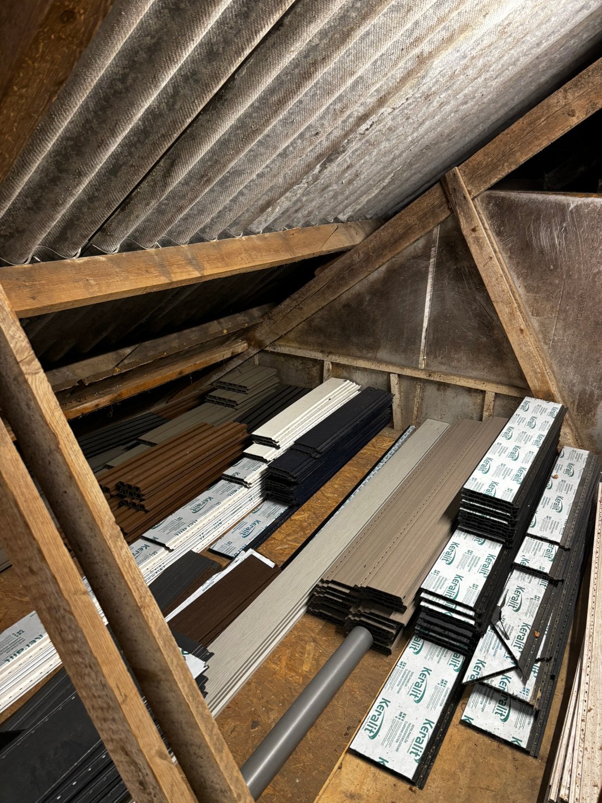 Grote partij keraliet planken en panelen., Ophalen, 250 cm of meer, Planken