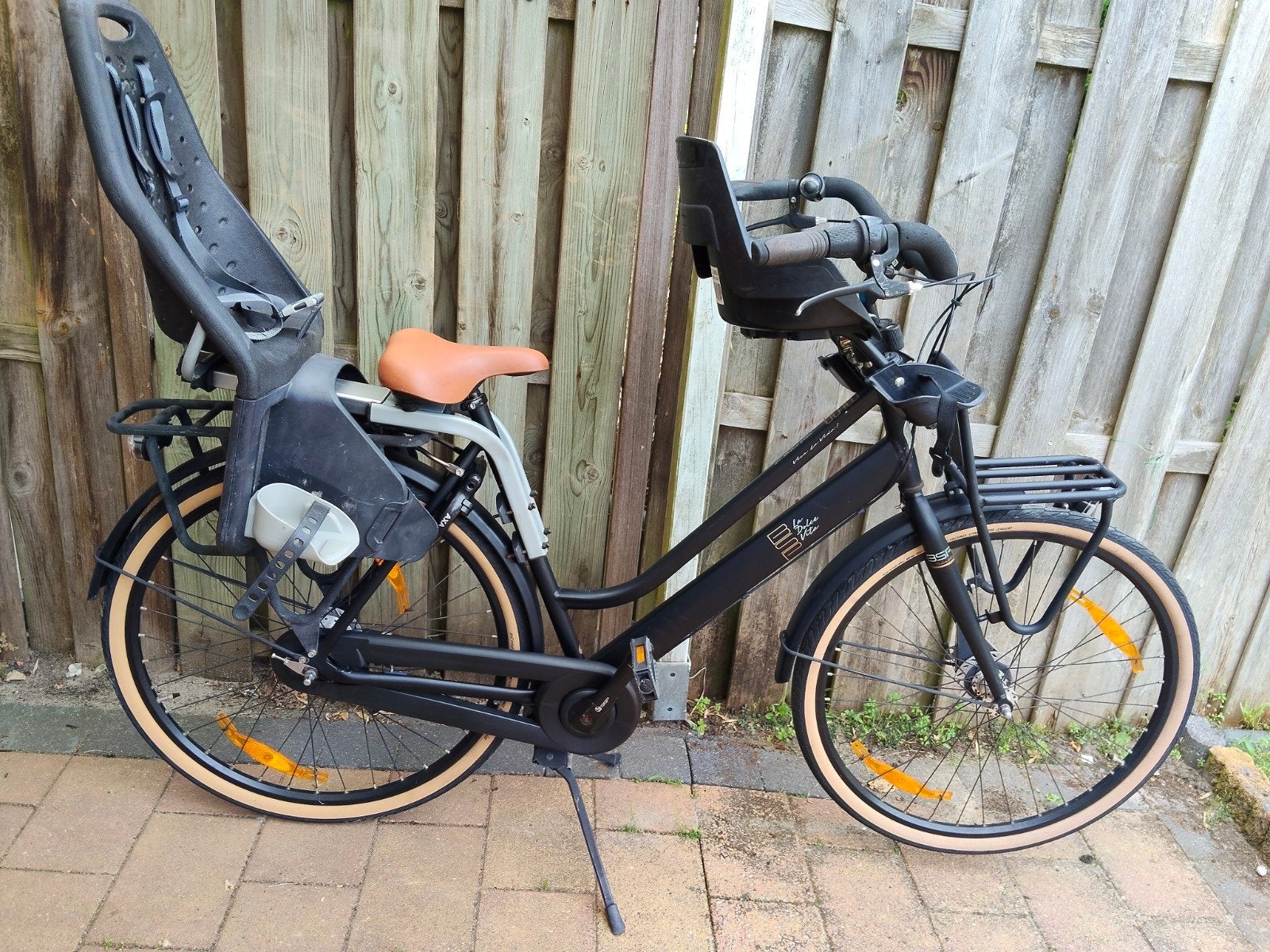 LA DOLCE VITA moederfiets met twee kinderzitjes, 2 zitjes, 56 cm of meer, Versnellingen, Ophalen