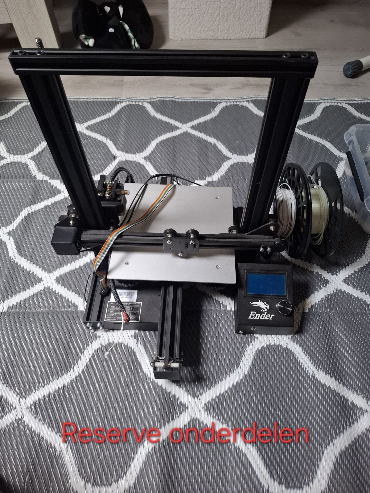 Creality Ender-3 Pro 3D-printer met extra onderdelen, Ophalen, Gebruikt, Filament, Creality