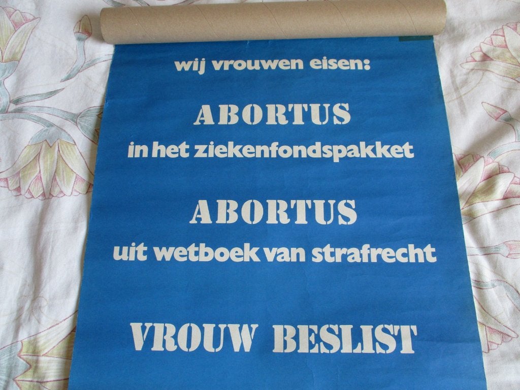 Poster: Wij Vrouwen eisen!, Ophalen, Gebruikt