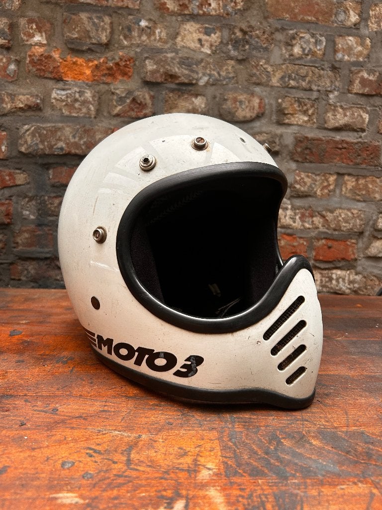 Orginle vintage Bell Moto3 helm - nieuwe binnenvoering, Ophalen of Verzenden, Gebruikt