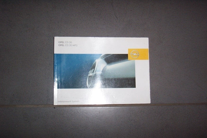 Infotainment boekje OPEL CD /OPEL CD MP3, Ophalen of Verzenden