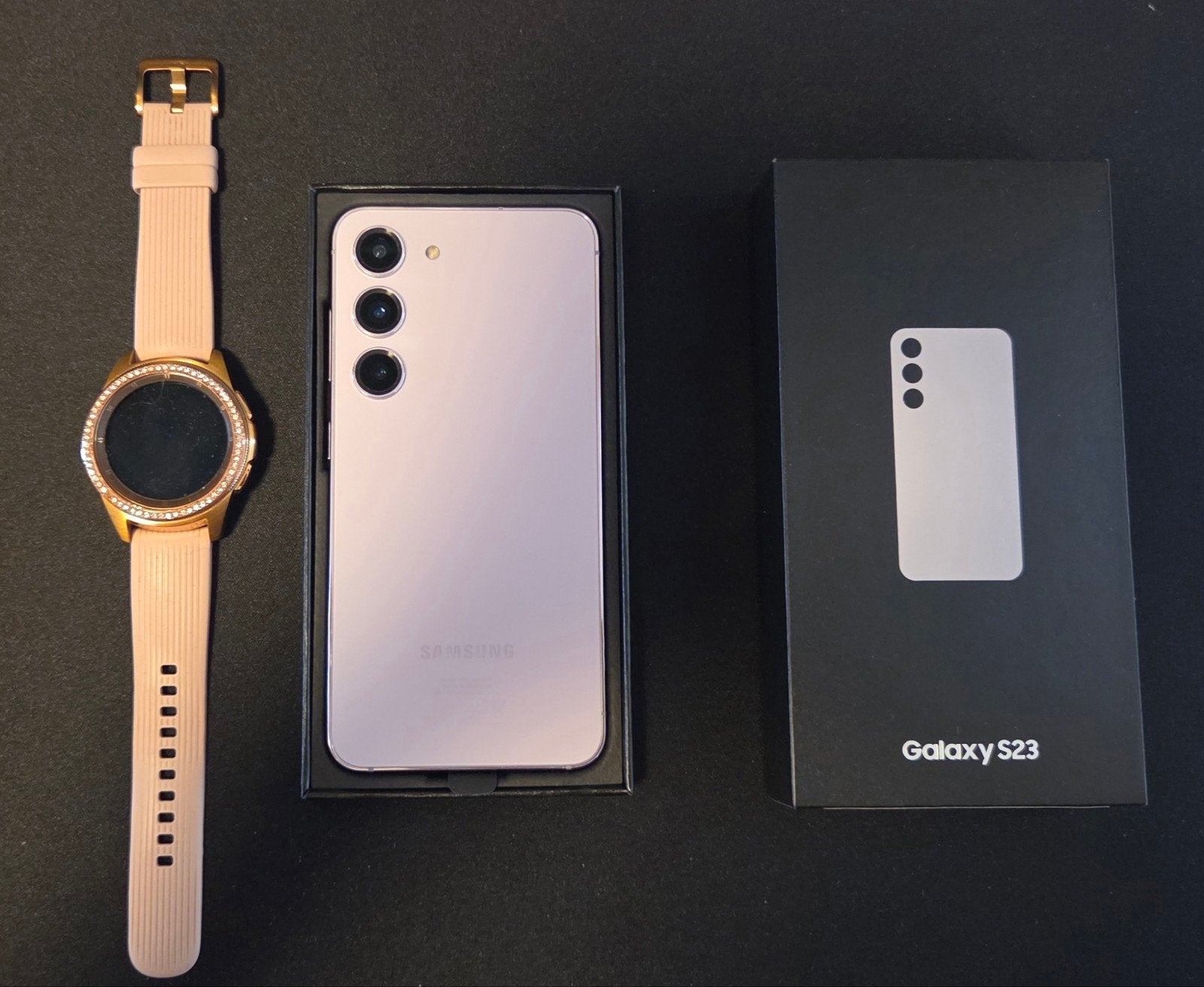 Samsung Galaxy S23 128GB Lavendel met gratis Galaxy Watch, Telecommunicatie, Mobiele telefoons | Samsung, Ophalen, Paars, Touchscreen
