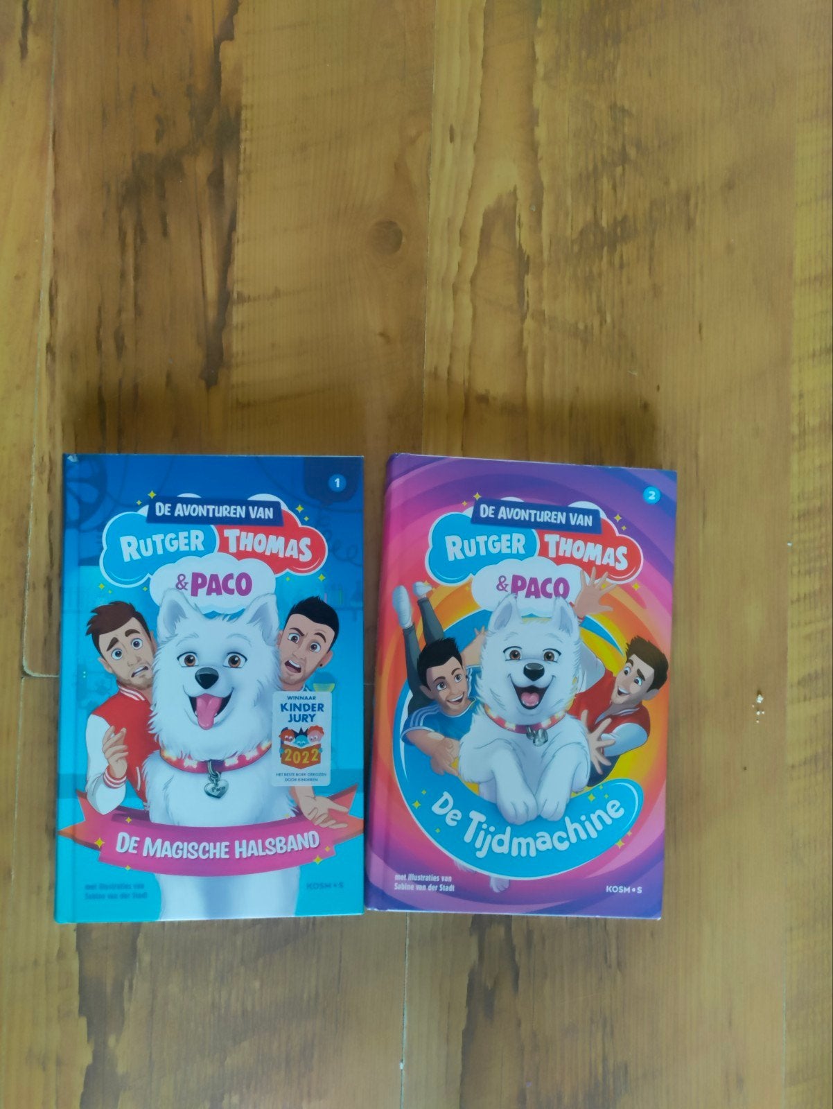 Rutger, Thomas & Paco: De Magische Halsband & De Tijdmachine, Ophalen of Verzenden, Zo goed als nieuw, Rutger Vink, Thomas van Grinsven