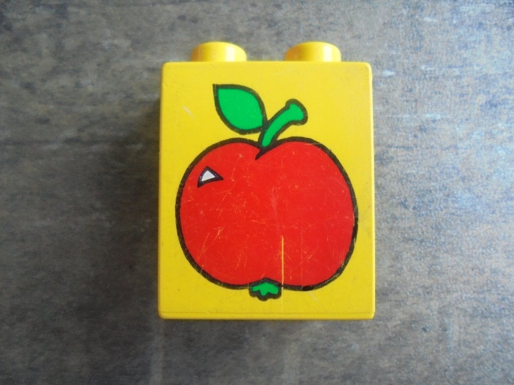 Lego Duplo Brick 1x2x2 (zie foto's), Ophalen of Verzenden, Gebruikt, Losse stenen, Duplo