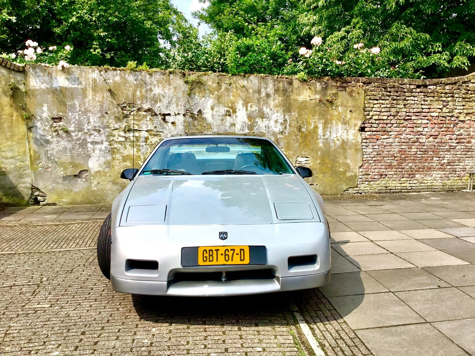 Mooie Pontiac Fiero GT 2.8 V6 prijs laatste x verlaagd!, Auto's, Overige modellen, Handgeschakeld, Grijs, 1120 kg