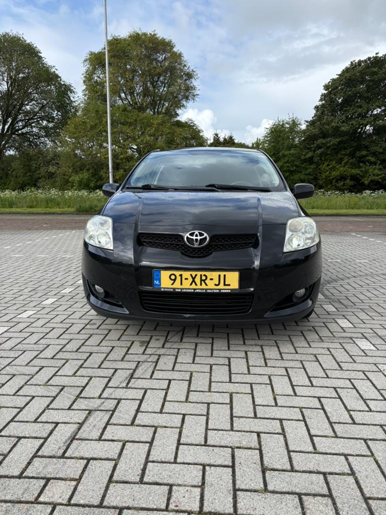Toyota Auris 1.6 16V Vvt-i 3DR 2007 Zwart, Auto's, Voorwielaandrijving, 450 kg, 4 cilinders, Zwart