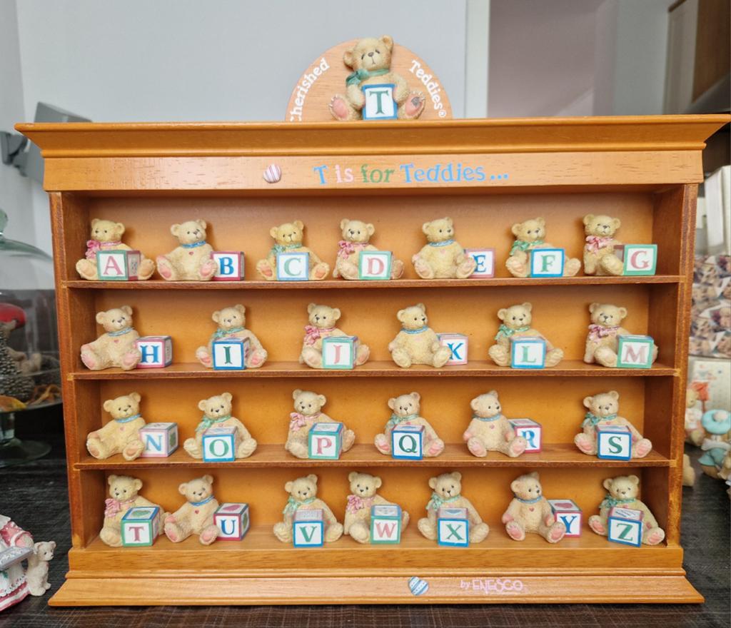 Grote collectie Cherished Teddies beeldjes en displays, Verzamelen, Ophalen, Zo goed als nieuw, Beeldje, Cherished Teddies
